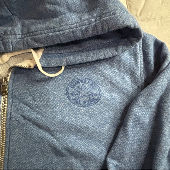Converse All Star Blue and Gray Hoodie - Picture 2 of 4